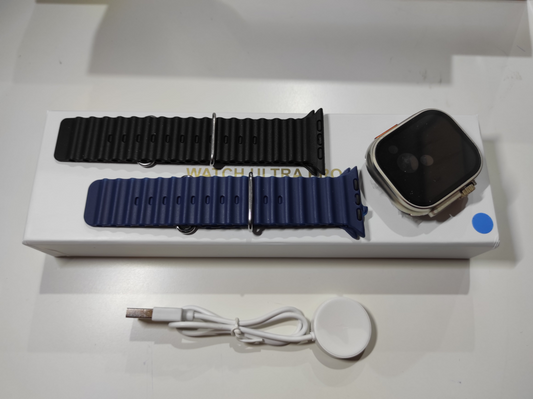 Smartwatch Ultra Pro con 2 correas ¡DE REGALO! (Negra + Azul)